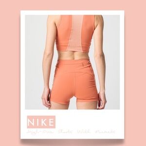 NIKE - Nike Pro Dri-FIT 3" High-Rise Shorts With Pockets - NWT